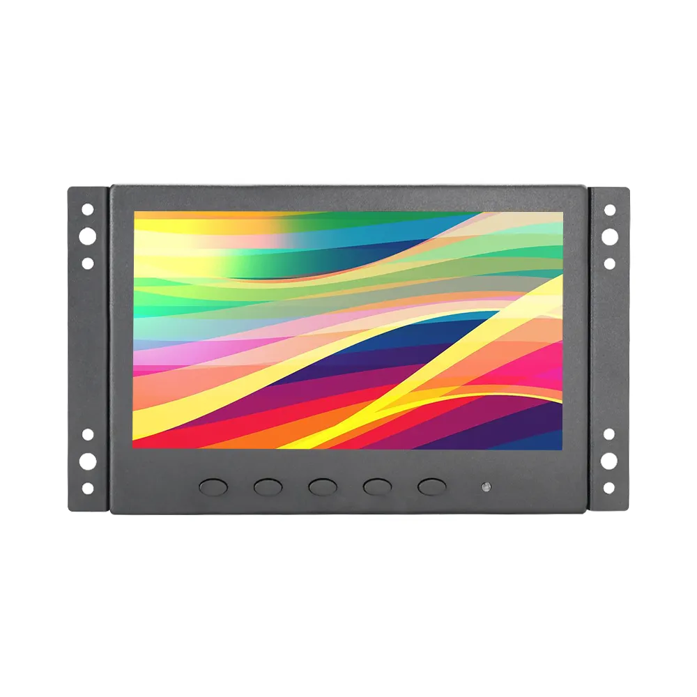 Alta qualidade 7 8 10.1 12.1 15 17 19 21.5 polegadas de parede Industrial LCD Metal Case Open Frame Monitores