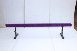 מתכוונן איזון קרן גבוהה ונמוך 8ft רצפת קרן זמש התעמלות תחרות סגנון אימון עם רגליים