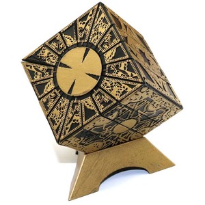 Yeni varış korku 3D bulmaca-sihirli küp kilit ve ağıt yapılandırma fonksiyonel hellweddings küp bulmaca kutusu düğün için - Product Image 1