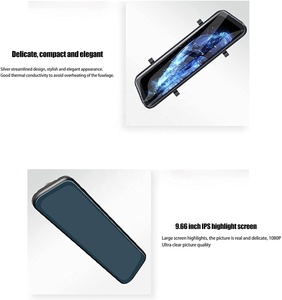 2023新型可定制G-sensor多功能行车记录仪汽车Dvr后视镜 - Product Image 5