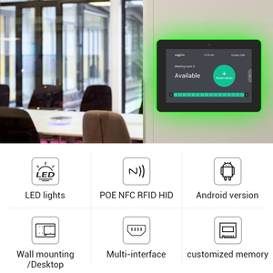 Panneau de commande mural <span class=keywords><strong>8</strong></span> pouces RK3568 android 11 réservation de chambres hôtel réunion à domicile conférence tablette POE - Product Image 2