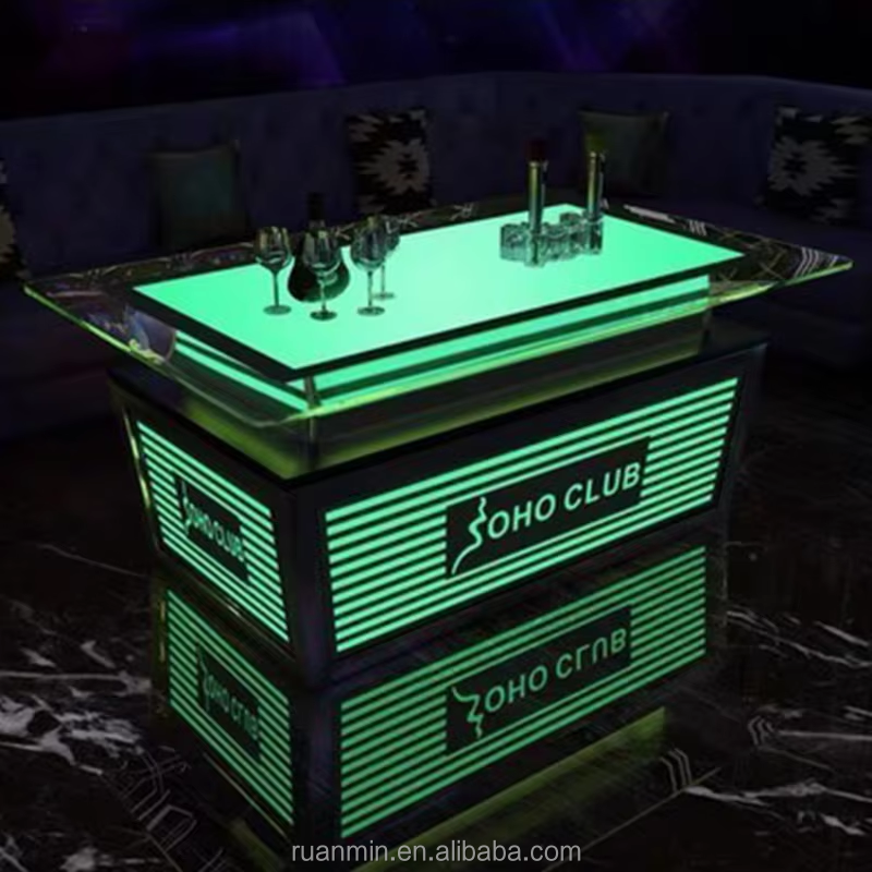 Coffee Table with light