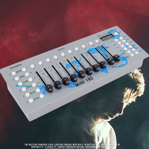 Nuovo Mini palco luci di controllo Dmx Controller 192 Console di illuminazione portatile per DJ Stage Light Party Dmx Controller - Product Image 3