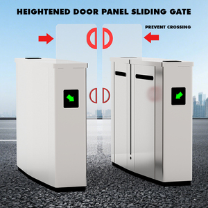 Tourniquets piétons HCW en acier inoxydable de haute qualité avec code QR/reconnaissance faciale pour le contrôle d'accès des parcs d'attractions en extérieur - Product Image 2