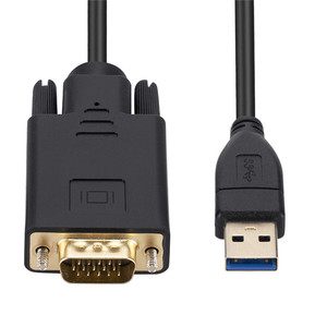 USB3.0 a VGA Host de computadora USB3.0 para monitorear dispositivos de TV Entrada de interfaz VGA Cable adaptador de audio y video