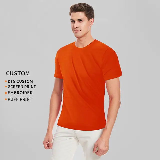 2023 benutzer definierte Siebdruck Logo von Fitness-T-Shirts Ihre eigene Marke Ernte Top Designer Sublimation Anbieter für T-Shirt Baumwolle Männer T-Shirt