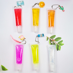 10 ML Strawberry Peach Grape <strong>Apple</strong> Clear Fruit Kid Lipgloss Kids Lip Gloss Waterproof Shimmer Lip Gloss - Product Image 2