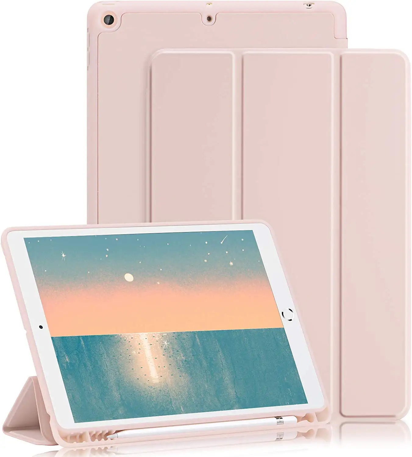 Hot Selling Case For ipad 10.2 Tablet cover with pencil holder