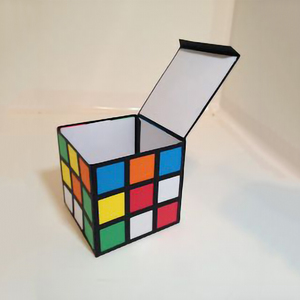 クリエイティブエコフレンドリーペーパーギフトパッケージディスプレイボックス3Dマジックキューブシェイプシフティングボックスキッズおもちゃパッケージボックス