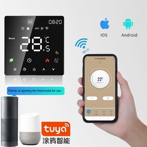 16A цифровой умный Wi-Fi Tuya ЖК-дисплей с подогревом домашний термостат коннектор регулятор температуры - Product Image 4