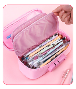 Mật khẩu khóa bút chì trường hợp đối với tiểu học và trung học sinh viên công suất lớn bốn lớp đa chức năng văn phòng phẩm Túi - Product Image 6