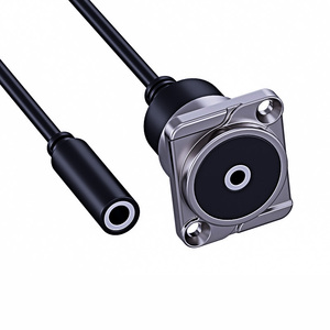 D-Type Eight-Core Wired Conference Microphone Female-to-Male Straight Plug Zinc Alloy PC Cabinet Copper Easy Module Panel - Product Image 6