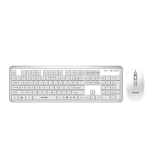 Teclado de tamaño completo de fábrica, inalámbrico, ergonómico, para ordenador, oficina, and Play Plug, combinación de teclado y ratón inalámbricos de 2,4 Ghz - Product Image 2
