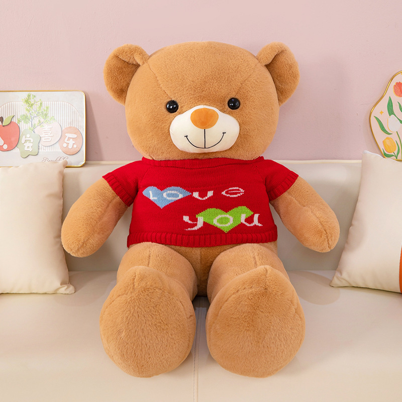 Brown sweater bear