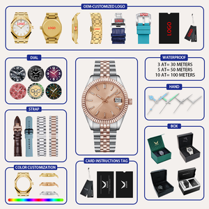 Top nguồn nhà máy lớp Montre Homme De Luxe Luxo cổ điển đơn giản quay số người đàn ông cổ tay xem - Product Image 3