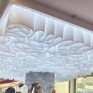 专业工厂定制酒店大堂大灯楼梯玻璃悬挂现代奢华白金Led吊灯