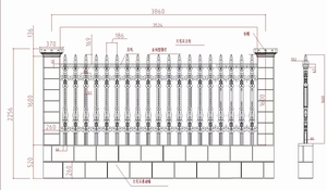 Kolay kullanım için avrupa tarzı beton prekast çit kalıp korkulukları korkuluk kalıpları ev aletleri için dekoratif kalıplar - Product Image 3
