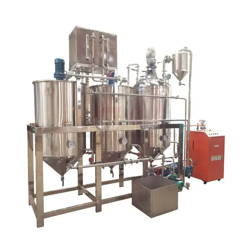Máquina de prensado y refinación de aceite de cocina de residuos de maní de girasol