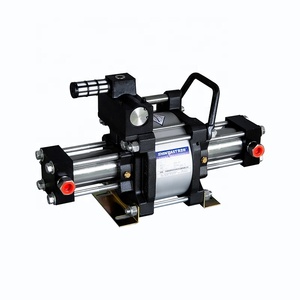 Bomba de líquido de prueba hidrostática de alta presión de extremo de acero inoxidable impulsada por aire Haskel similar para prueba de tuberías - Product Image 1