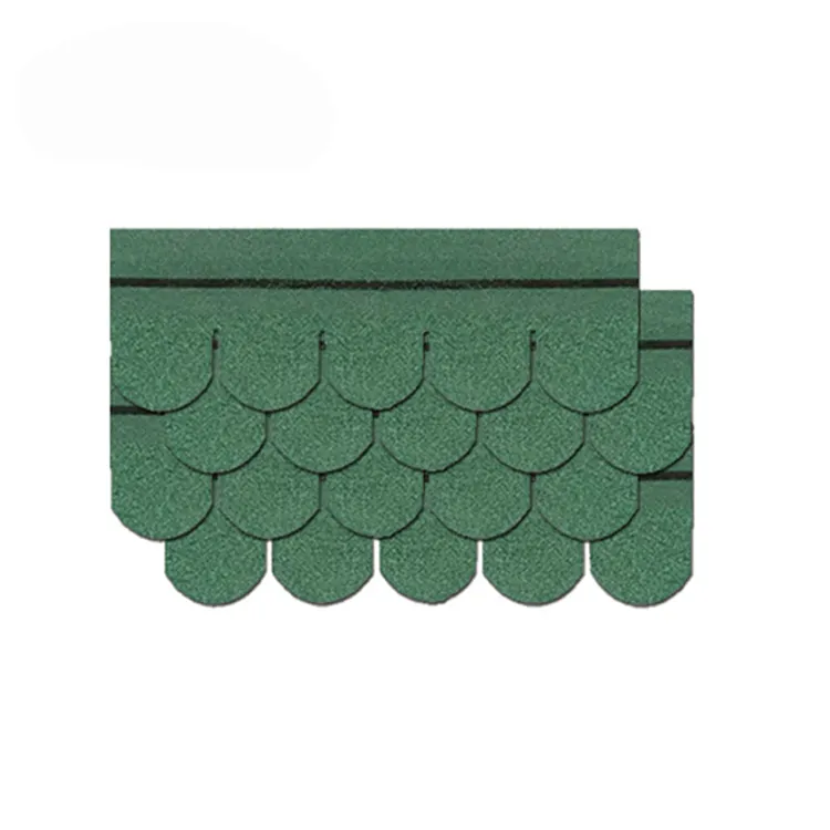 屋根ふき用フィッシュスケールスタイルのグラスファイバー強化アスファルト鉄片
