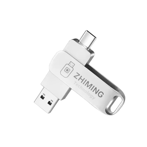 2合1银徽标钥匙<span class=keywords><strong>USB</strong></span>真实3.0闪存驱动器包装定制金属16gb/32gb/64GB棒记忆盘激光小工具PenDrive