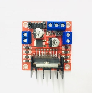 ในสต็อก L298N มอเตอร์โมดูลบอร์ดไดรเวอร์สําหรับ stepper มอเตอร์สมาร์ทรถหุ่นยนต์ L298 ไดรฟ์บอร์ดโมดูล - Product Image 3