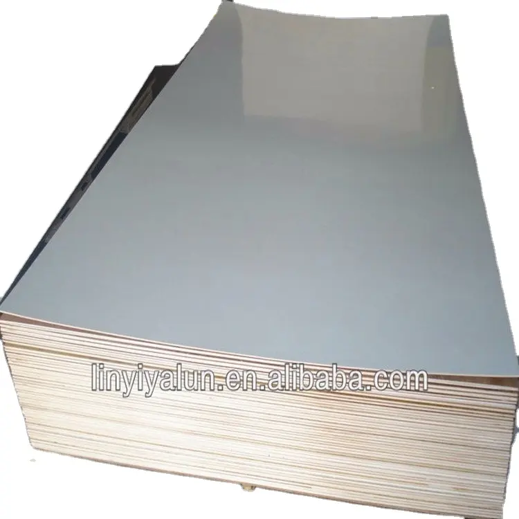 Linyi poplar core brilhante de poliéster laminado veneer