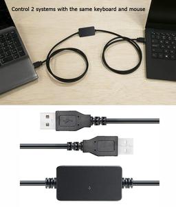 DTECH <strong>Computer</strong> to <strong>Computer</strong> USB Cable Connection <strong>Data</strong> Transfer PC to PC Cord FTDI Chip USB 2.0 Cable - Product Image 3