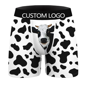 Nieuwe 2023 Custom Groothandel Heren Boxer Slips Elastische Taille Custom Heren Ondergoed 100% Polyester Sublimatie Print - Product Image 3