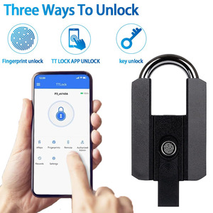 Ip67 กันน้ํา Ttlock Ble รีโมทคอนโทรลกุญแจสมาร์ทลายนิ้วมือประตูล็อคกุญแจพร้อมกุญแจ - Product Image 3
