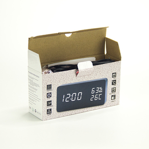 4-дюймовые недорогие деревянные часы-будильник - Product Image 6