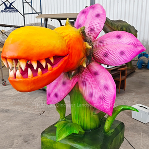 Adventure Park Decoración Simulación Flor Modelo Planta personalizada con sonido de masticación espeluznante - Product Image 2