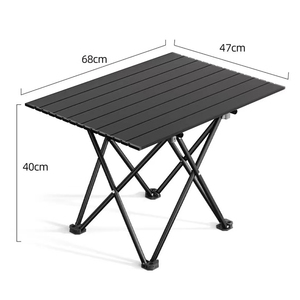 Di động ngoài trời ban công dễ dàng có thể gập lại nhà bếp ăn hình chữ nhật bảng phục vụ tiệc dã ngoại nhựa Gấp Cắm Trại Mỹ - Product Image 3