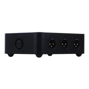 Passive XLR <strong>1</strong> in 6 Out Audio Signal <strong>Splitter</strong> 6-in-<strong>1</strong>-out Switch for Microphone Sound Mixer Stage Conference
