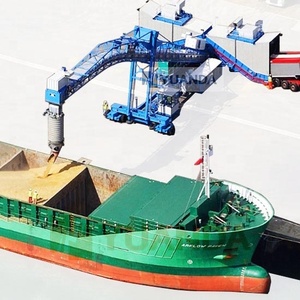 Neumático de goma fijo móvil, 3000tph, telapilador de carbón para barco, puerto, barcaza de carga continua, sistema de cinta transportadora - Product Image 2