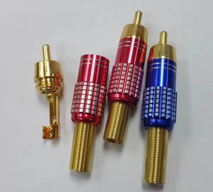 Enchufes RCA de alta calidad, conector de Cable de señal de Audio DIY, conector macho RCA de Audio HiFi, Terminal de Audio, enchufe RCA - Product Image 3