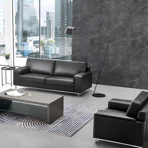 Tốt Nhất Bán Điều Hành Hiện Đại Khu Vực Công Cộng Văn Phòng Sofa Da Thứ Hai Tay Khách Sạn Sảnh Văn Phòng Bàn Sofa - Product Image 3