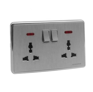 AKKOSTAR Home 2 Way <strong>Switch</strong> 3 Pin <strong>Multi</strong> <strong>Function</strong> Plug WALL <strong>Switch</strong> <strong>Socket</strong> - Product Image 1