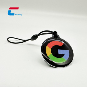 עמיד למים 13.56mhz mifare ulight aes פסיבי אפוקסי <span class=keywords><strong>rfid</strong></span> keychain nfc pob מפתח כרטיס גישה fob