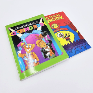 1 adet küçük boy çocuk eğlenceli bir sihirli boyama kitabı komedi hileler Close-Up sokak sahne Grimoire Spellbook - Product Image 1