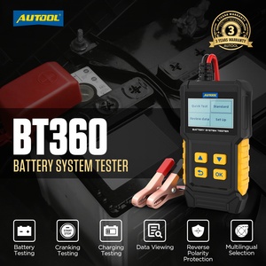 AUTOOL Test Batteria Auto di Misura del Tester del Tester Batteria Auto BT360 Automotive Analizzatore di Sistema di Gomito di Ricarica Della Batteria - Product Image 2