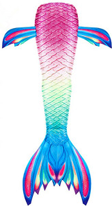 Renkli Mermaid bikini kızlar çocuklar için yüzme giysisi seti mayo mini denizkızı kuyruğu yüzmek