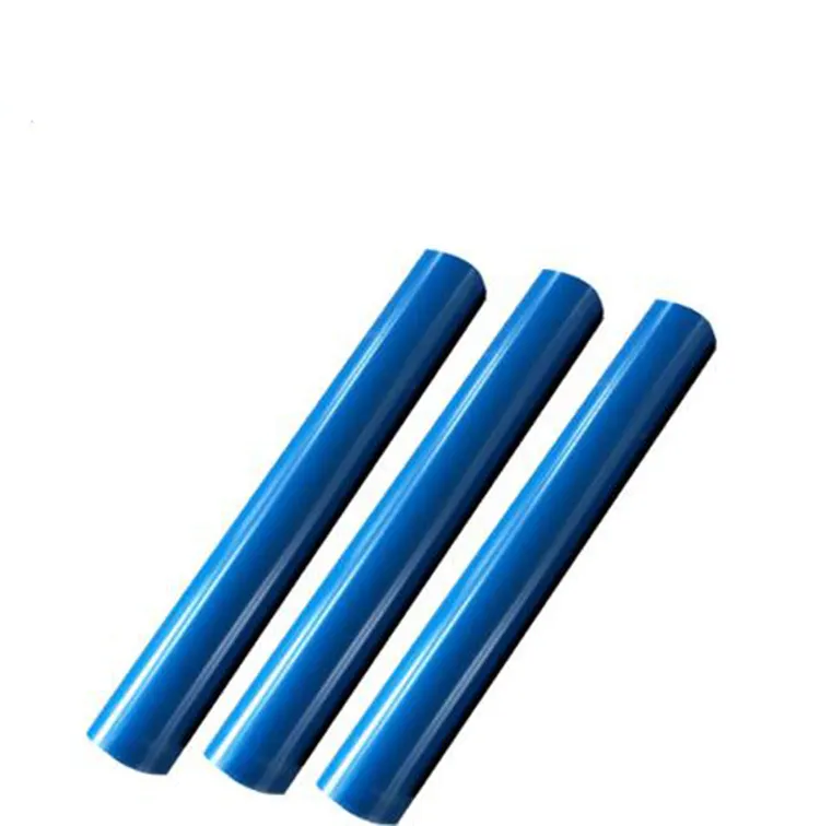 Varilla de nailon PA66 + GF30 Azul MC901 Varilla de nailon Reforzada modificada Negro más varilla de nailon de fibra de vidrio