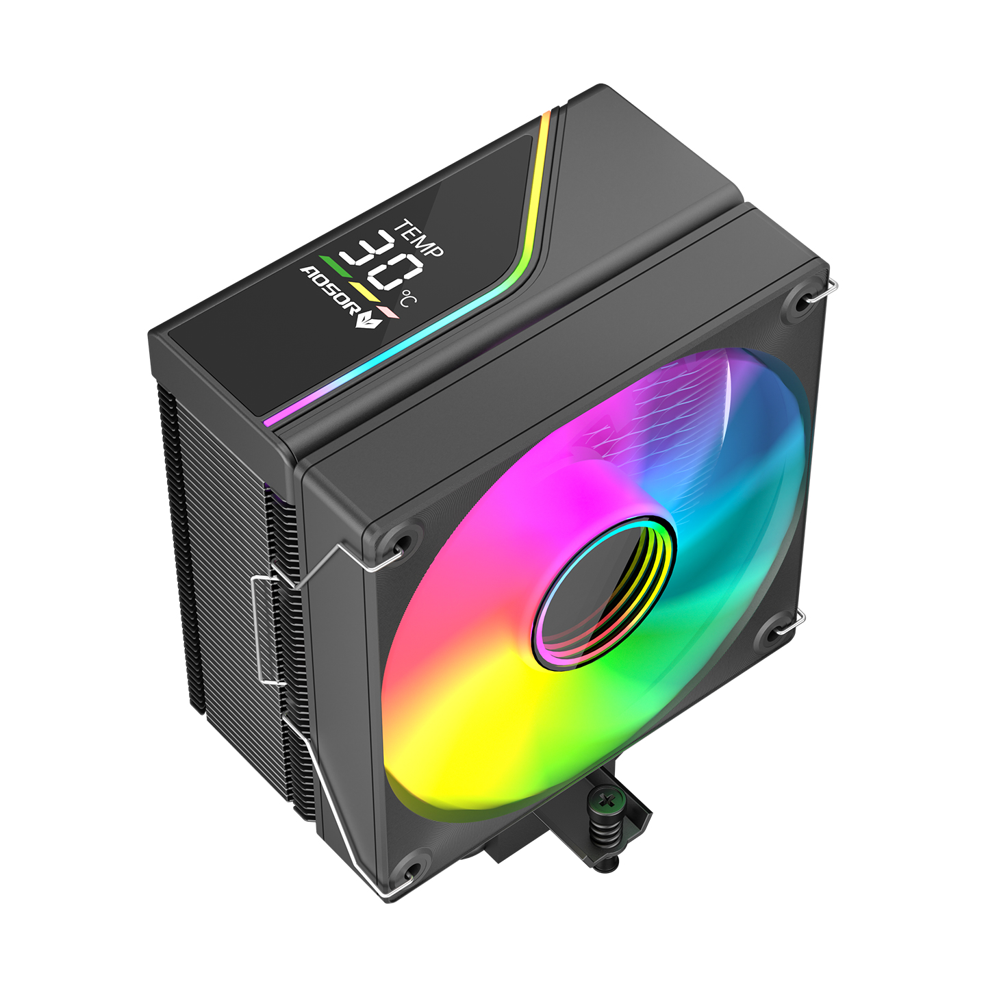 T6 Temperature Display Black