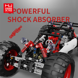 350PCS Remote Control <strong>Programming</strong> Version of the Red Devil Climbing Car <strong>Building</strong> Blocks Sets Electric Rc Radio Toys for Kids - Product Image 3