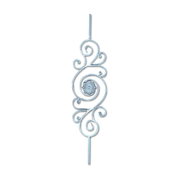 Кованая железная балясина, декоративная кованая лестничная часть, литая декоративная вилла, роскошная железная фурнитура, кованая железная ограда, копье