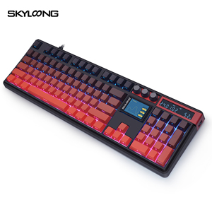 Skyloong Teclado mecánico para juegos de 104 teclas Nueva llegada 8000mAh 2,4 GHz para Bluetooth 5,0 Función de calculadora Compatible WIN para - Product Image 1