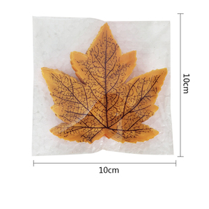 10cm güz hasat yaprak yapay akçaağaç yaprakları ev partisi çiçek aranjmanı dekor - Product Image 6