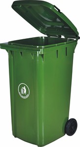 120L 240L高密度聚乙烯卫生垃圾容器带踏板或不带踏板环保垃圾垃圾箱带轮子垃圾箱 - Product Image 4