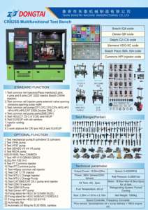 CR825S CRI CRP EUI EUP HEUI HEUP Multifunktion prüfstand mit drei unabhängigen Arbeits stationen - Product Image 5